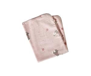 Sterntaler Emmi Girl - Manta de Peluche, diseño de Burro y Rosa