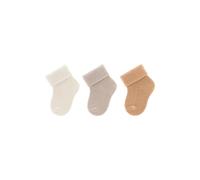 Sterntaler Erstlingssocken 3er Uni Calcetines de Primera Clase, 3 Unidades, Arena, 0 Meses Unisex bebé