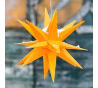 STERNTALER Estrella decorativa LED, 18 puntas Ø 25cm amarillo