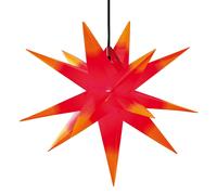 STERNTALER Estrella exterior XXL, 18 puntas, rojo/amarillo