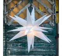 STERNTALER Estrella Ganesha, 28 puntas, exterior, blanco