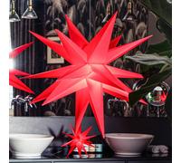 STERNTALER Estrella LED interior exterior batería Ø 25cm rojo
