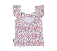 Sterntaler Floral Camiseta de natación de Manga Corta floretes, Crudo, 80 cm para Niñas