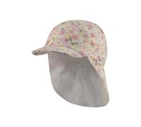 Sterntaler Gorra con protección para el Cuello, diseño de Flores, Crudo, 47