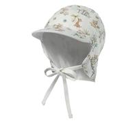 Sterntaler Gorra con protección para el Cuello, para niños, con Cinta, Crudo, 45