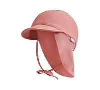 Sterntaler Gorra con Visera para el Cuello, para bebés y niños, con protección para la Nuca y Cinta Adhesiva, protección UV 50+, Gorro de baño, Gorro de baño Unisex, Palisandro, 47