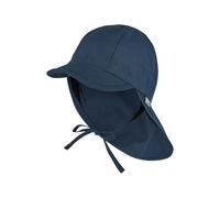 Sterntaler Gorra con visera para el cuello, unisex, para bebés y niños, con protección para el cuello y orejeras insertables, protección UV 50+, gorro de verano para atar, popelina (orgánico)