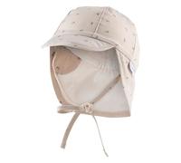 Sterntaler Gorra con Visera para niño con protección para el Cuello Estampado con Anclas, Sombrero para el Sol, Beige, 39