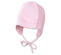 Sterntaler Gorra para niña con cinta para el cuello, Edad: 0-1 meses, Tamaño: 33, Rosa