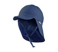 Sterntaler Gorra Unisex con protección para el Cuello y Cintas de Vendaje, Azul, 51