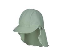Sterntaler Gorra Unisex de Verano para bebé, protección para el Cuello, protección UV 50+, Ligero y de Secado rápido, para niños, Color Verde Mate, Talla 43