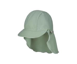Sterntaler Gorra Unisex de Verano para bebé, protección para el Cuello, protección UV 50+, Ligero y de Secado rápido, para niños, Color Verde Mate, Talla 43