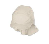 Sterntaler Gorra con protección para el Cuello Infantil, Beige, 57 Unisex niños