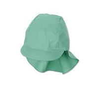Sterntaler Gorra Unisex para niños con protección para el Cuello sin Cintas, Verde Medio, 47