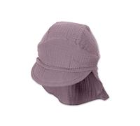 Sterntaler Gorra Unisex para niños, protección para el Cuello, Morado, 55