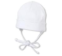 Sterntaler Gorro Beanie Con Vuelta Gorra, Unisex bebé, Blanco (Weiss 500), 47 (Tamaño del fabricante:47)