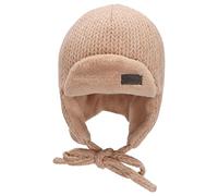 Sterntaler Gorro de Aviador para niño, diseño de Punto, Color Beige, Talla 47