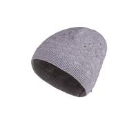 Sterntaler Gots - Gorro de Punto para bebé para niña, Color Gris, patrón de Agujeros de algodón orgánico, Ajustable y Ligero para días de Primavera Suaves, Mezcla de Plata, 37