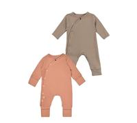 Sterntaler Juego de 2 jugadores de bebé en tejido de punto acanalado para bebés y recién nacidos, suaves y cómodos, paquete de 2 unidades, multicolor, talla 74