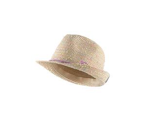 Sterntaler Kinder Strohhut Mit Buntem Satinband Und Niedlicher Schleife - Sombrero para niño, Beige, 55