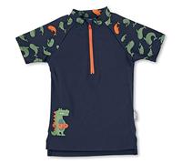 Sterntaler Kurzarm-Schwimmshirt Wale, Camisa de protección de Sarpullido Bebé-Niños, Marine, 92
