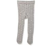 Sterntaler Leotardos para bebé niña con corazones, Color gris claro., 4 años