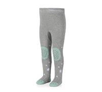 Sterntaler Leotardos para bebé Stanley, Suela ABS, Talla: 86, Color: Plateado