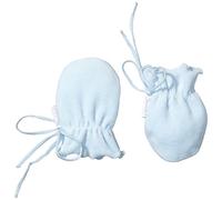 Sterntaler Manoplas de felpa para bebés, Edad: 0-6 meses, Talla: 0, Azul