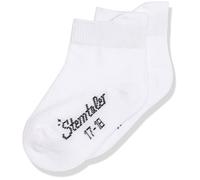 Sterntaler Media Corta Calcetines, Blanco (Weiss 500), Tamaño del Fabricante:22 (Pack de 2) Unisex bebé