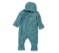 Sterntaler Mono de microforro polar Unisex - Bebé y Niños - con cremallera, bordado puños de manos y pies plegables - mono acogedor