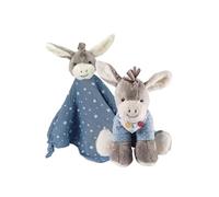 Sterntaler Multipack Juguetes emi, Juego de Peluche M y Caja de música M, Suave Set de Regalo para bebés para acurrucarse y conciliar el sueño, Gris, 34 × 45 × 9 cm