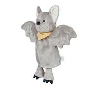 Sterntaler Muñeca de Mano murciélago para niños y bebés, Suave Felpa, guata con guata de poliéster, 32 × 33 × 2 cm, Color Gris