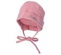 Sterntaler OCS Beanie Melange - Gorro Suave de Punto único (orgánico), Unisex con Orejeras, Gorro de Entretiempo para bebés y niños, a Partir de Nacimiento, Rosa Aterciopelado, 47