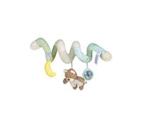 Sterntaler Oso de Juguete en Espiral BO, Juguete para bebé para Colgar, Suave y Jersey Colorido, sonajero con Espejo y Luna Suave, 26 × 21 × 11 cm, Multicolor