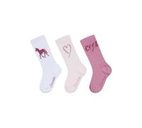 Sterntaler Pack de 3 calcetines Cool, Blanco, 27-30