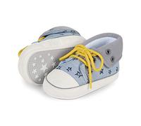 Sterntaler Patucos Zapatillas, Bebé-niños, Gris (Rauchgrau 566), 22 EU (5.5 Infantil UK)