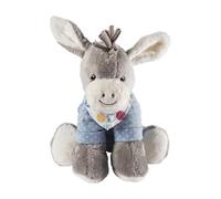 Sterntaler Peluche Musical Emmi el Burro, Mecanismo Musical Intercambiable, Tamaño: M, Gris/Azul