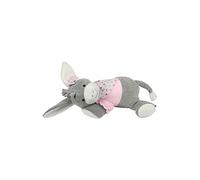 Sterntaler Peluche para dormir Chica Emmi , Módulo para latidos del corazón integrado, Edad: a partir de 0 meses, 30 cm, Rosa/Gris