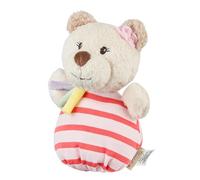 Sterntaler Saco de dormir Betty de peluche suave y jersey, juguete para bebé con sonajero y papel crujiente, 13 × 9 × 9 cm, color crema