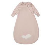 Sterntaler Saco de dormir con brazos de 100 cm, diseño de conejo Hanni, ligeramente acolchado, mangas desmontables con cierre de y calentadores de manos, cremallera de 2 vías, cómodo, para niñas, 1,00