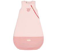 Sterntaler Saco de dormir oso familiar con bordado, forro hidrocool, acolchado y práctica cremallera bidireccional, en rosa, 1,50 TOG, talla 100