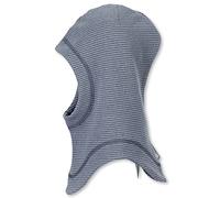 Sterntaler Schalmütze Streifen Sombrero, Blau Melange, 49 niños Unisex