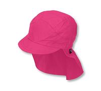 Sterntaler Gorra con protección de cuello magenta - talla55 cm