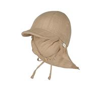 Sterntaler Schirmmütze Mit Nackenschutz Aus Baumwoll Musselin Mit Bindeband - Sombrero para el Sol Unisex Adulto