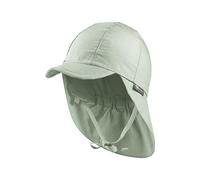 Sterntaler Schirmmütze Nackenschutz mit Einstülpbaren Ohrenklappen und Bindeband Sombrero para el Sol, Verde Hielo, 49 Unisex Adulto