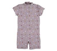 Sterntaler Schwimmanzug Herz, Traje de baño de una Sola Pieza Niñas, Lila, Normal