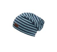 Sterntaler Slouch-Beanie Stripe Hat, Azul Claro, 49, Azul Claro, 6