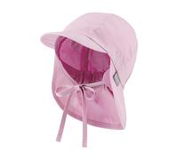 Sterntaler Sombrero con Protección De Cervicales Sombrero, Niñas, Rosa (Rosa 724), 51 (Tamaño del Fabricante: 51)
