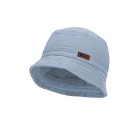 Sterntaler Sombrero de Pescador Muselina Infantil, Azul grisáceo, 53 Unisex Adulto