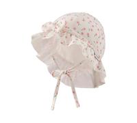 Sterntaler Sombrero Infantil para niña con Estampado de Flores, Crudo, 41